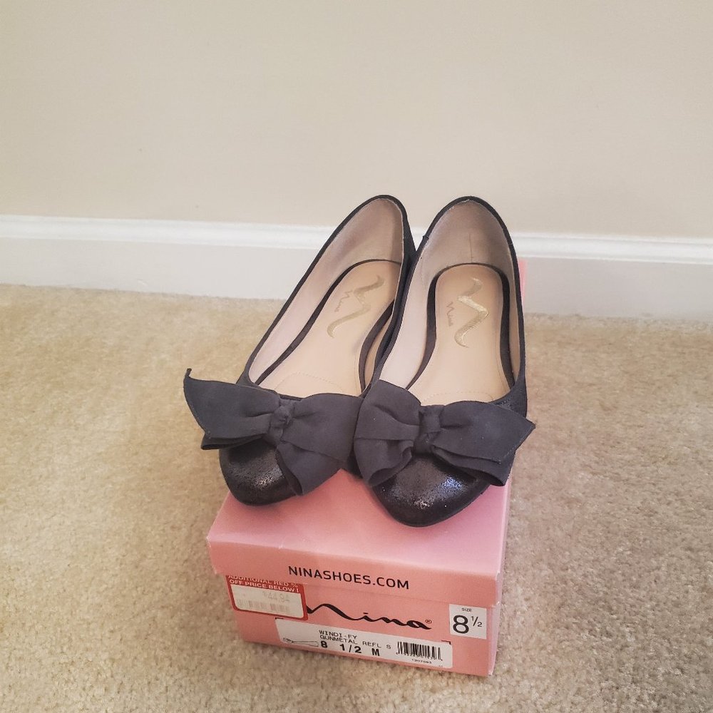 Nina Flats with Bow 8.5
